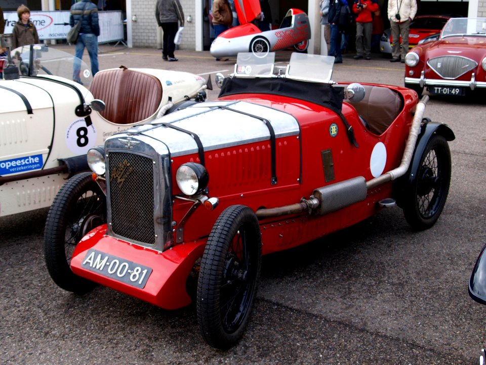 Nationale oldtimerdag Zandvoort 2010, 1935 AUSTIN SEVEN BROOKLANDS, AM-00-81 pic2