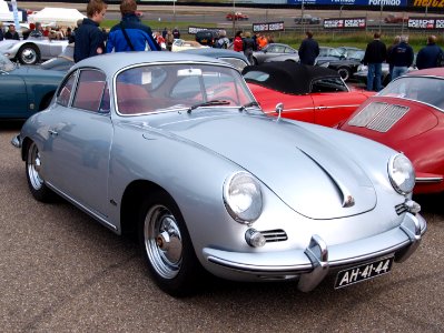 Nationale oldtimerdag Zandvoort 2010, 1963 PORSCHE 356A 1600, AH-41-45 pic2