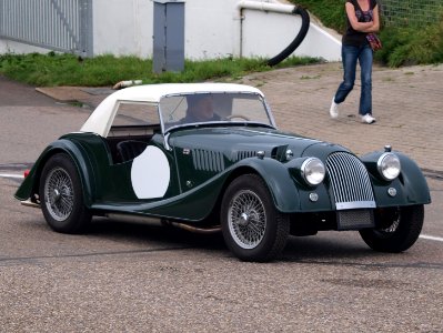 Nationale oldtimerdag Zandvoort 2010, 1961 MORGAN PLUS FOUR, AM-54-30 pic2