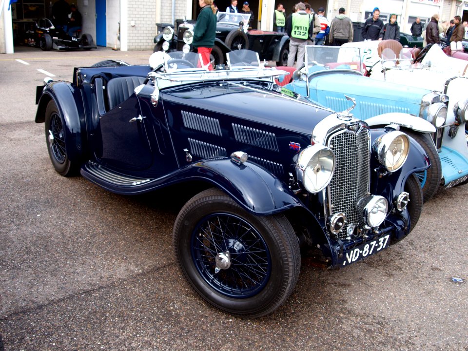 Nationale oldtimerdag Zandvoort 2010, 1935 TRIUMPH GLORIA SOUTHERN CROSS, ND-87-37 pic1
