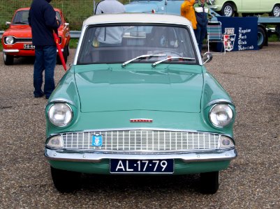 Nationale oldtimerdag Zandvoort 2010, 1960 FORD 105E ANGLIA, AL-17-79 pic1