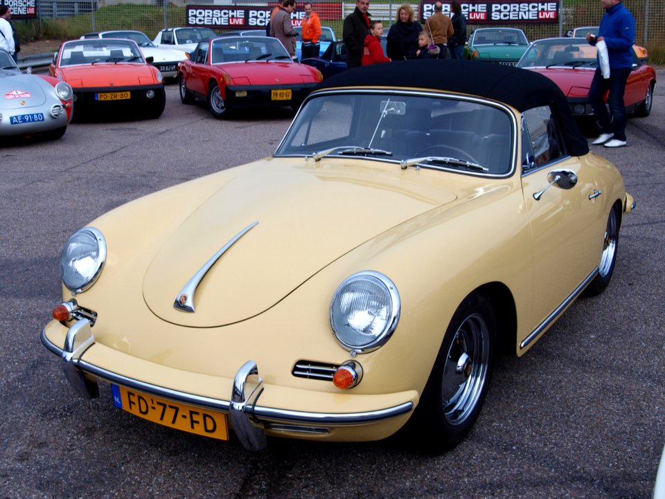 Nationale oldtimerdag Zandvoort 2010, 1960 PORSCHE 356 B, FD-77-FD