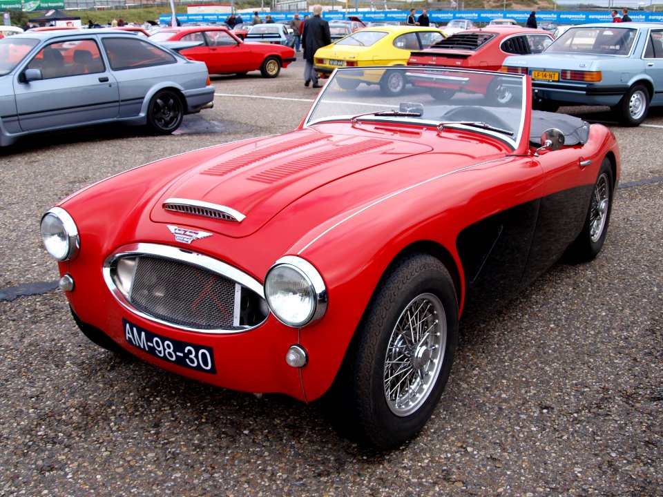 Nationale oldtimerdag Zandvoort 2010, 1962 AUSTIN HEALEY 3000 MK2, AM-98-30
