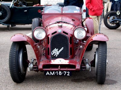 Nationale oldtimerdag Zandvoort 2010, 1933 ALFA ROMEO 8C MONZA, AM-18-72 pic3