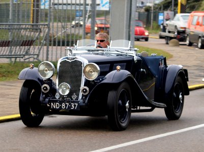 Nationale oldtimerdag Zandvoort 2010, 1935 TRIUMPH GLORIA SOUTHERN CROSS, ND-87-37 pic2