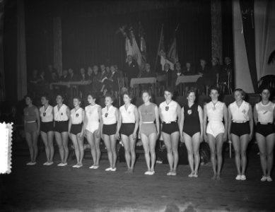 Nationale turnkampioenschappen voor dames Deventer groep deelneemsters, Bestanddeelnr 906-2395