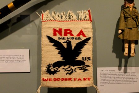 National Recovery Act tapestry, FDR museum IMG 5651