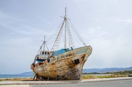 Latsi port polis mediterranean