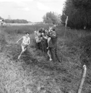 Nationale Veldloop Kampioenschappen 1961 te Gouda. Hein Cujé, Bestanddeelnr 912-9963