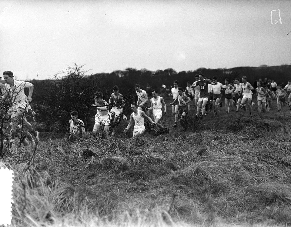 Nationale Veldloop Kampioenschappen 1954 in Heerenduinen IJmuiden, Bestanddeelnr 906-3603