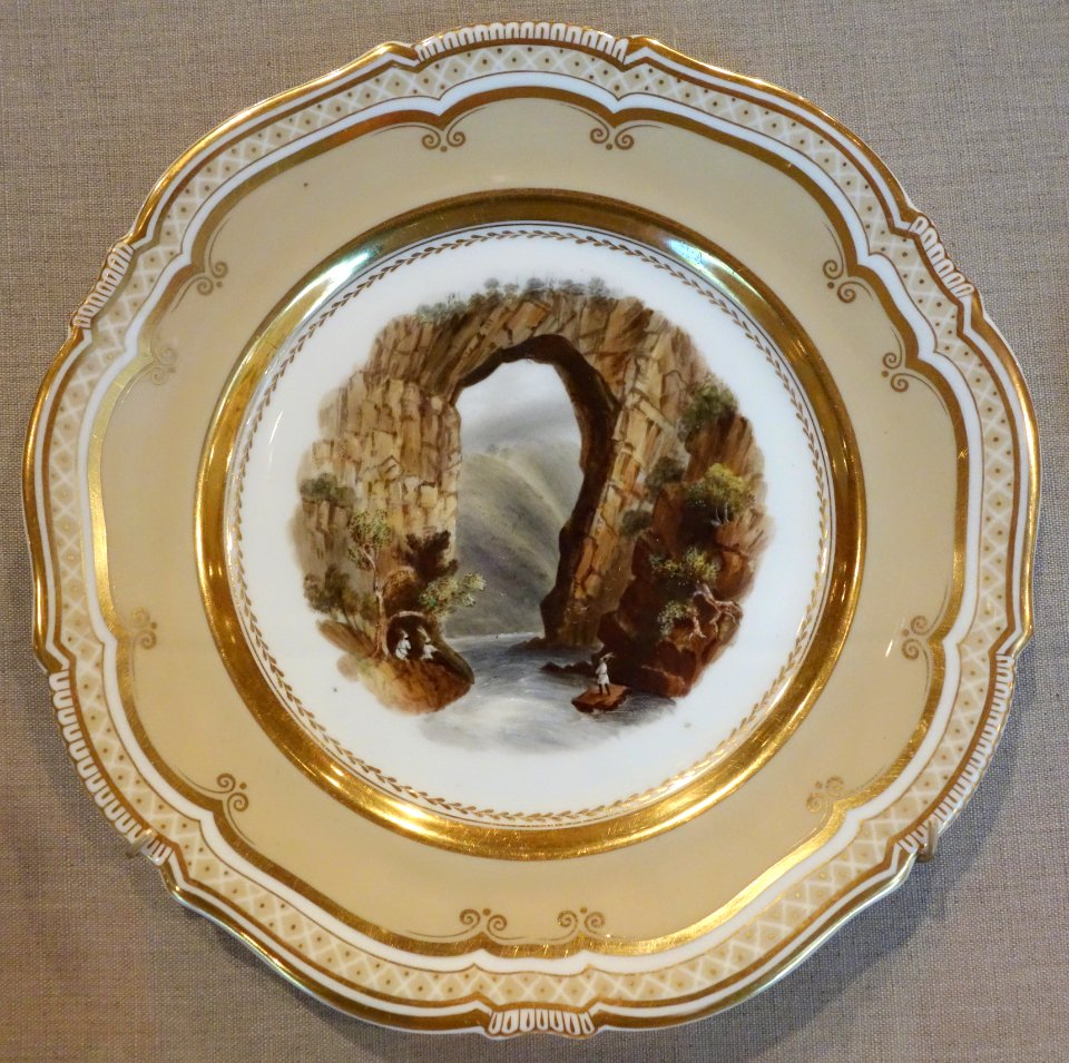 Natural Bridge, Virginia, America - Coalport Porcelain Factory, Shropshire, England, c. 1820-1830, porcelain - De Young Museum - DSC00919