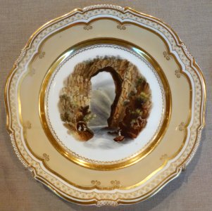 Natural Bridge, Virginia, America - Coalport Porcelain Factory, Shropshire, England, c. 1820-1830, porcelain - De Young Museum - DSC00919