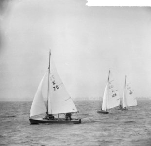 Nationale zeilwedstrijden op de Westeinder Plassen . Sternklasse, Bestanddeelnr 915-3407