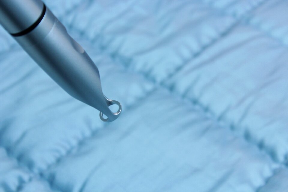 Hospital needle laser