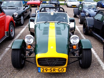 Nationale oldtimerdag Zandvoort 2010, 1988 CATERHAM SUPER SEVEN, 29-SR-GD pic2