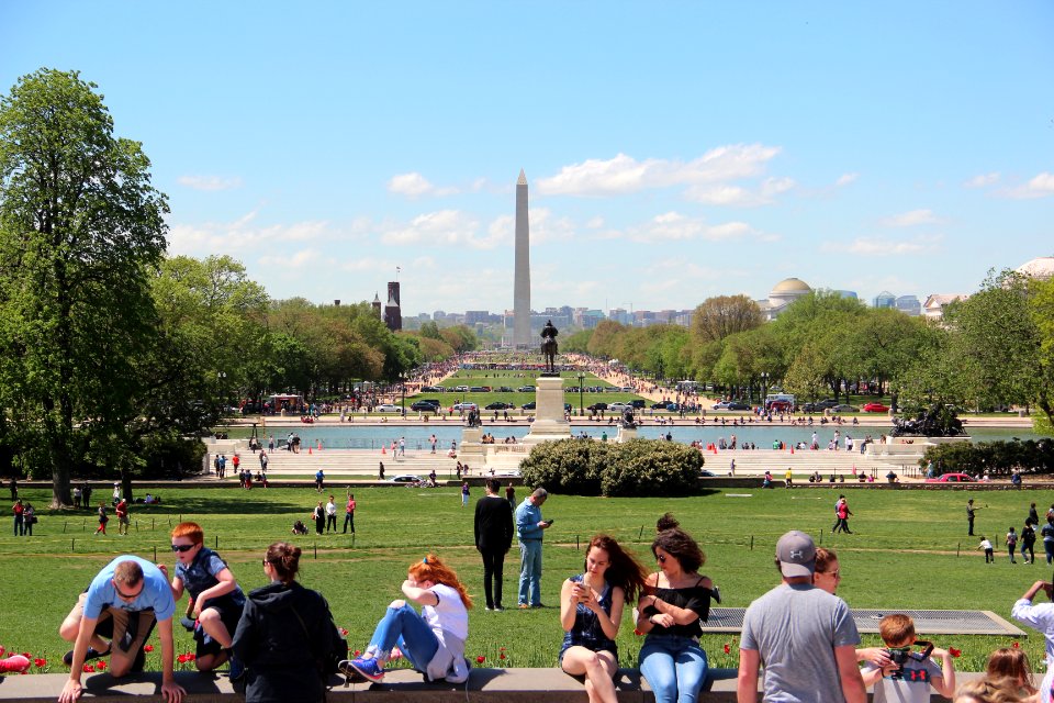 National Mall viewed from Capitol, April 20 2019