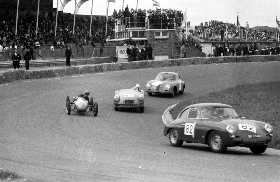 Nationale sportwagenraces circuit Zandvoort M Bijlsma Den Ouden , J van Hemert, Bestanddeelnr 914-0134