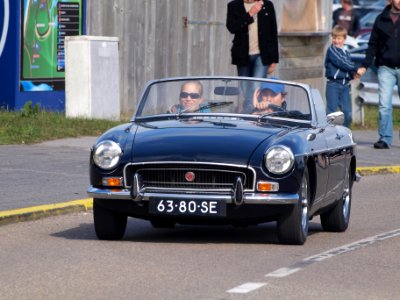 Nationale oldtimerdag Zandvoort 2010, 1972 MG B, 63-80-SE