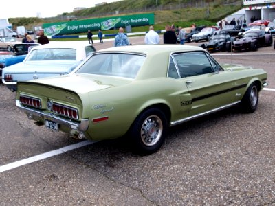 Nationale oldtimerdag Zandvoort 2010, 1968 FORD MUSTANG CALIFORNIA SPECIAL, AM-32-60 pic4