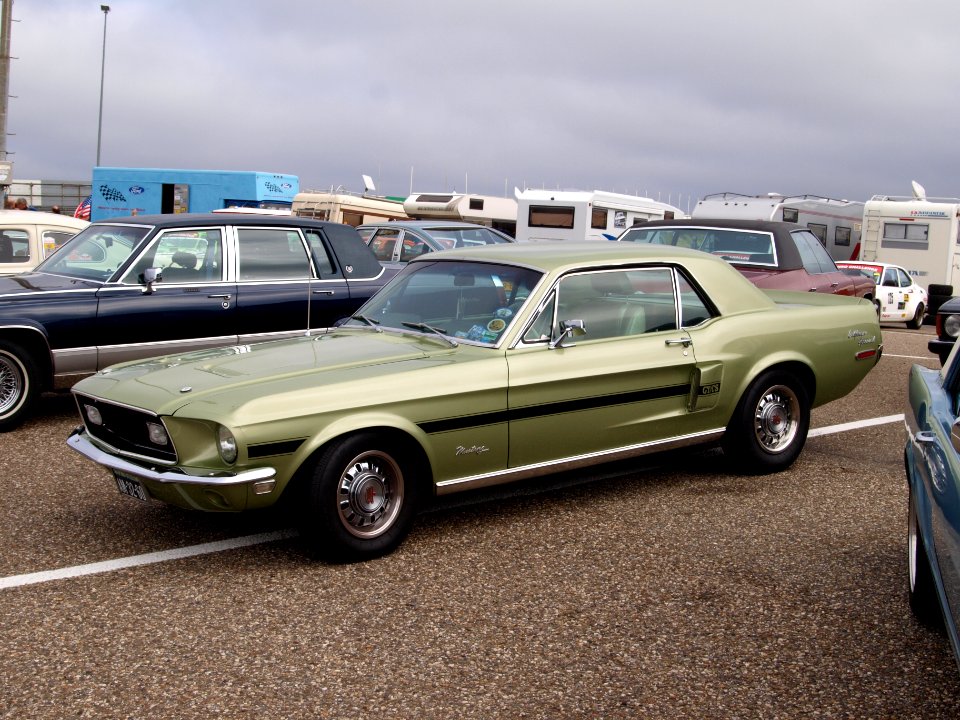 Nationale oldtimerdag Zandvoort 2010, 1968 FORD MUSTANG CALIFORNIA SPECIAL, AM-32-60 pic2