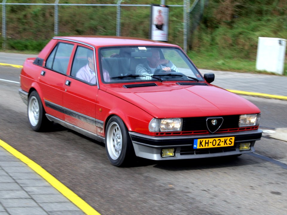 Nationale oldtimerdag Zandvoort 2010, 1983 ALFA ROMEO GIULIETTA 1,6 , KH-02-KS