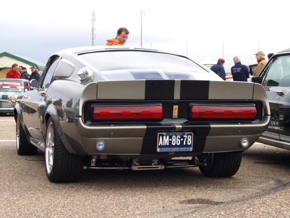 Nationale oldtimerdag Zandvoort 2010, 1967 FORD MUSTANG GT 500E, AM-86-78 pic7