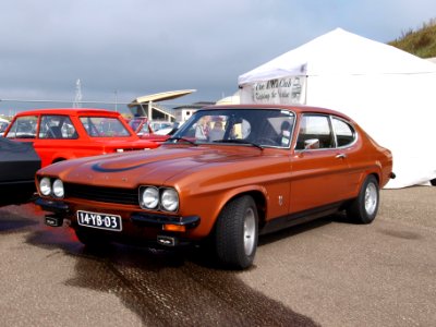 Nationale oldtimerdag Zandvoort 2010, 1973 FORD CAPRI RS 2600, 14-YB-03 PHOTO2