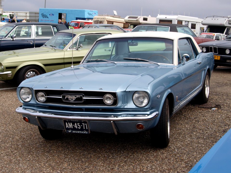 Nationale oldtimerdag Zandvoort 2010, 1966 FORD MUSTANG, AM-45-71