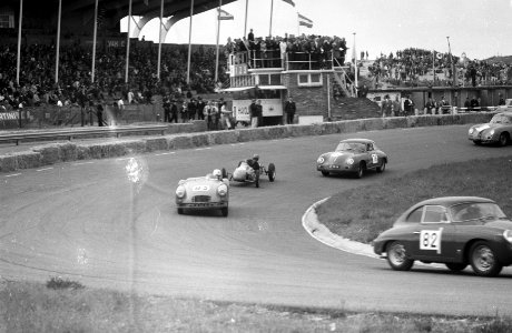 Nationale sportwagenraces circuit Zandvoort M Bijlsma Den Ouden , J van Hemert, Bestanddeelnr 914-0133