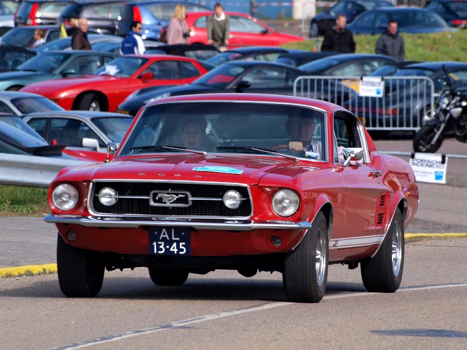 Nationale oldtimerdag Zandvoort 2010, 1967 FORD MUSTANG, AL-13-45