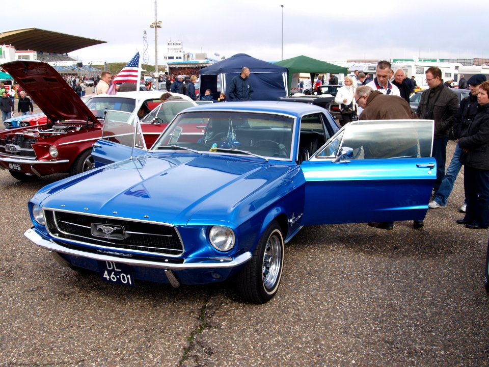Nationale oldtimerdag Zandvoort 2010, 1967 FORD MUSTANG 289, DL-46-01 pic1