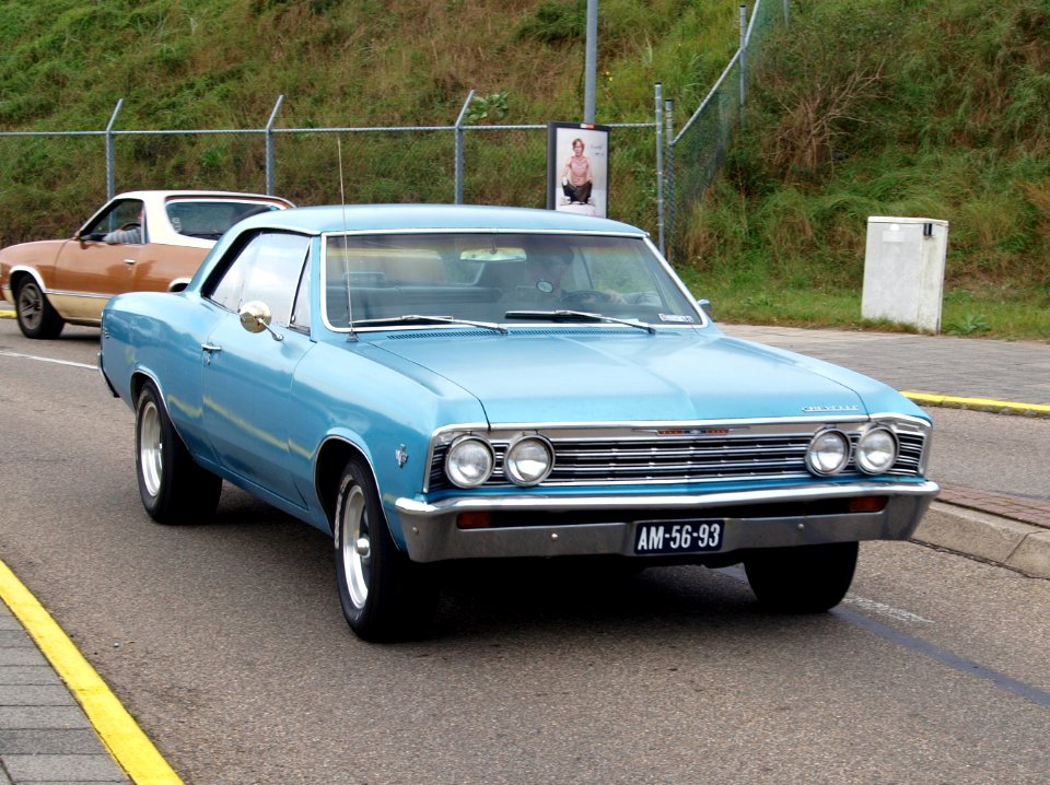 Nationale oldtimerdag Zandvoort 2010, 1967 CHEVROLET CHEVELLE MALIBU, AM-56-93 pic1