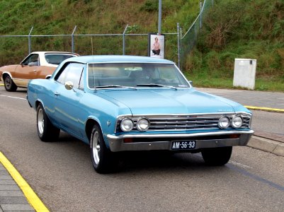Nationale oldtimerdag Zandvoort 2010, 1967 CHEVROLET CHEVELLE MALIBU, AM-56-93 pic1
