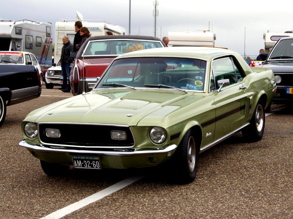 Nationale oldtimerdag Zandvoort 2010, 1968 FORD MUSTANG CALIFORNIA SPECIAL, AM-32-60 pic1