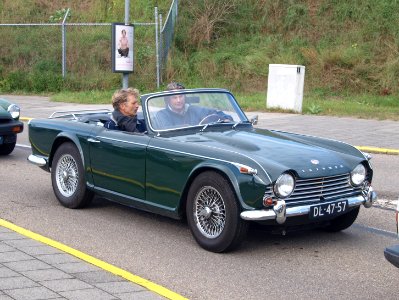 Nationale oldtimerdag Zandvoort 2010, 1966 TRIUMPH TR 4 A, DL-47-57