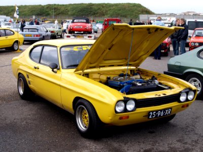 Nationale oldtimerdag Zandvoort 2010, 1973 FORD CAPRI 2300 GT, 25-96-XR