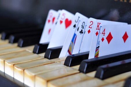 Cards music magician