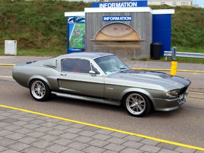 Nationale oldtimerdag Zandvoort 2010, 1967 FORD MUSTANG GT 500E, AM-86-78 pic3