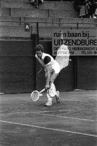 Nationale tenniskampioenschappen op METS, Den Haag Wouter Fok (als 2e geplaats, Bestanddeelnr 929-8482