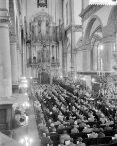 Nationale Calvijn herdenkingsbijeenkomst in de Westerkerk te Amsterdam, Bestanddeelnr 910-4329