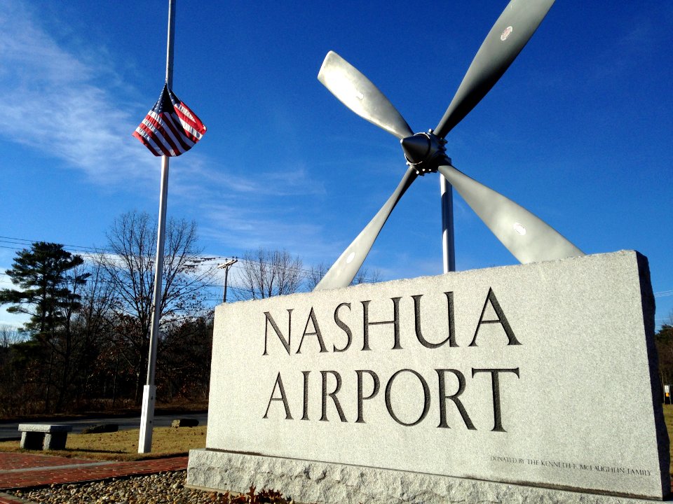 Nashua Airport Sign 2