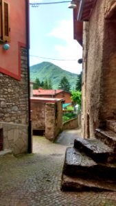 Narrow streets of Esino Lario