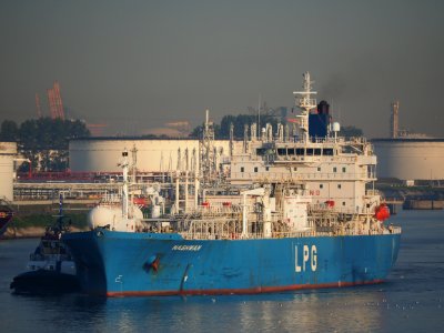 Nashwan (ship, 2008) IMO 9394208, Port of Rotterdam pic2-001