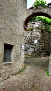Narrow streets in Esino Lario