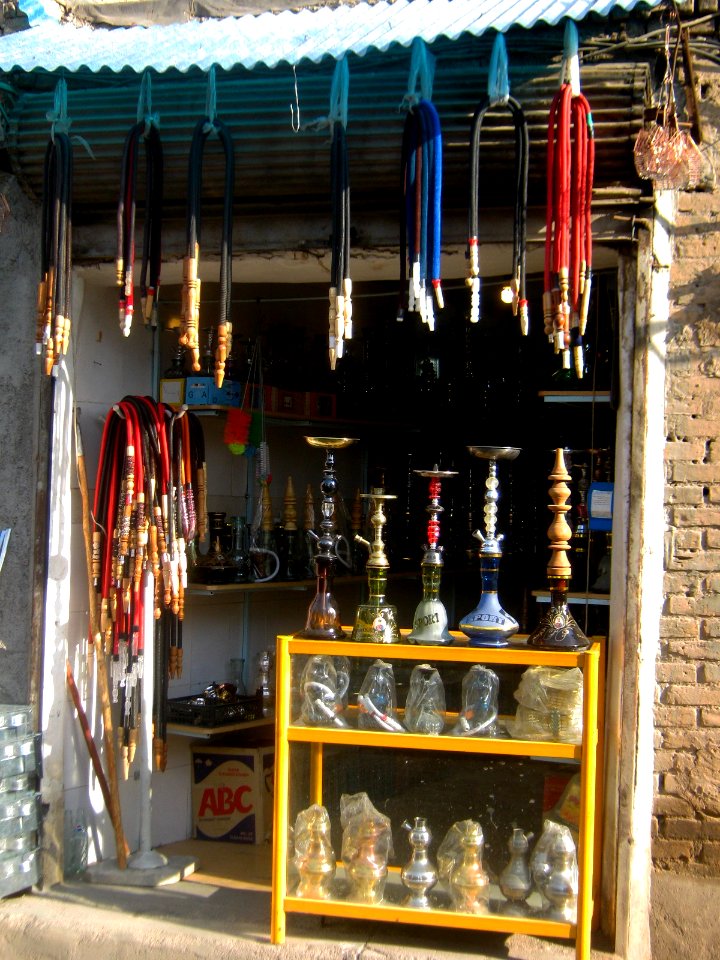 Nargileh (Hookah-Ghelyan-наргиле-narghilè) Store in Cotton-beating Bazaar of Nishapur 3