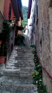 Narrow streets in Varenna, Lake Como