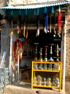Nargileh (Hookah-Ghelyan-наргиле-narghilè) Store in Cotton-beating Bazaar of Nishapur 4