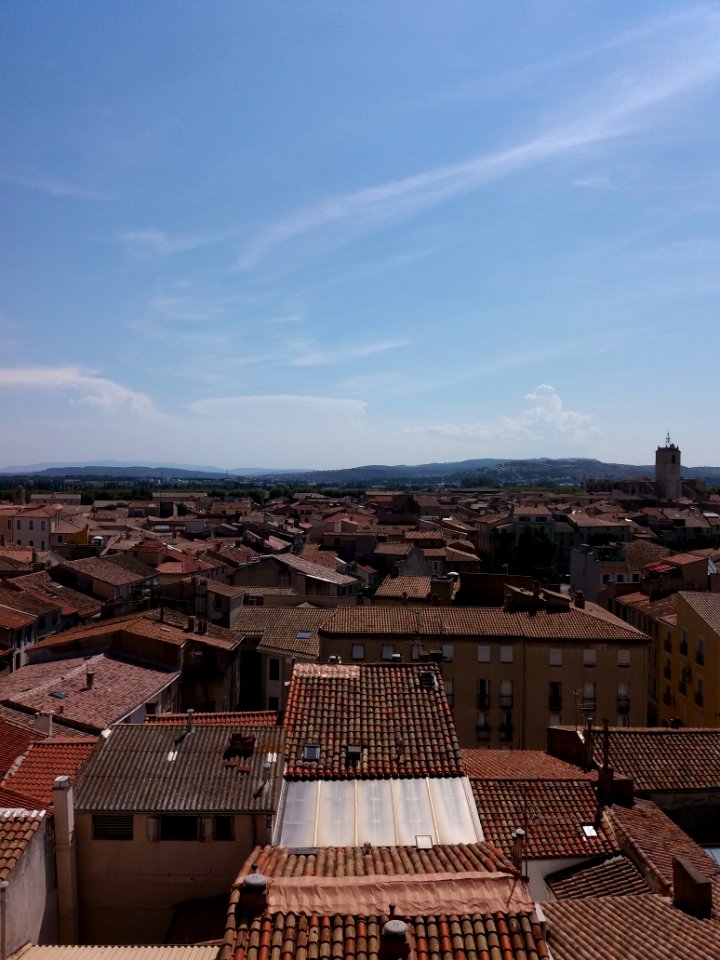 Narbonne - Toits vus depuis le donjon du palais des Archevêques