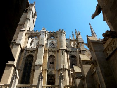 Narbonne - Cathédrale Saint-Just - Vue depuis le cloître