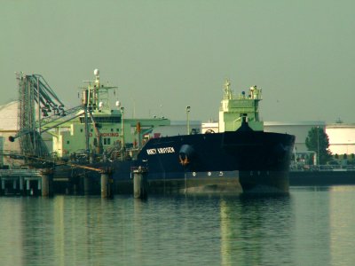 Nancy Knutsen IMO 9020699 at the '5e Petroleumhaven', Port of Rotterdam, Holland 01-Jul-2006